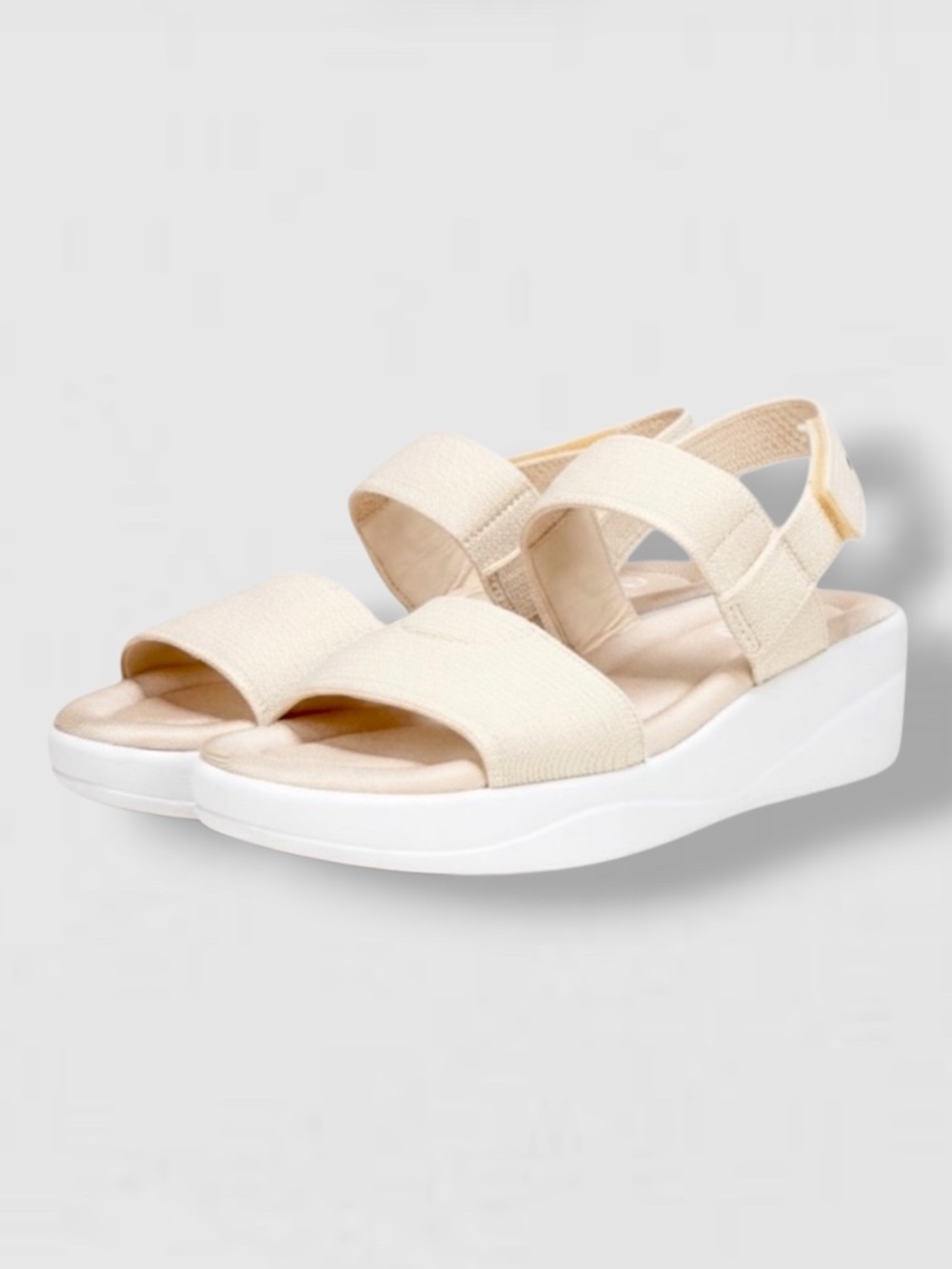 RYKA Azara Wedge Sandal Tapioca Size 9 NIB